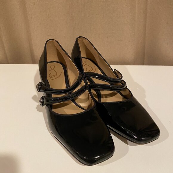 Sam Edelman Black Patent Heels - Picture 3 of 12